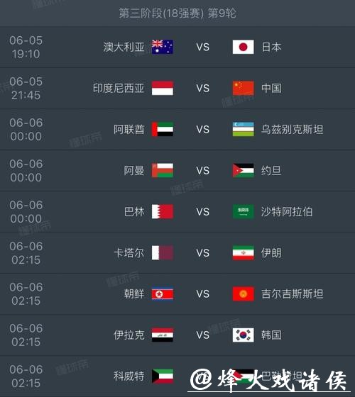 2026年世界杯赛程全图详细解析